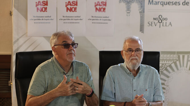 Fernando Noriega y Antonio Rodrigo Torrijos, dos de los impulsores de la iniciativa.