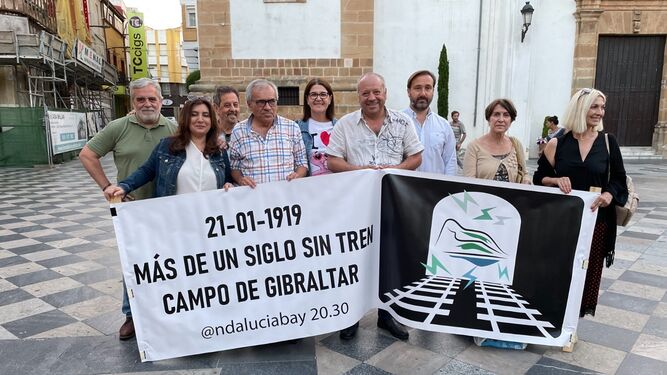 Miembros de la confluencia de izquierdas y Andalucía Bay 2030.