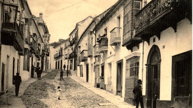 La calle Real de Algeciras, en los años 30.