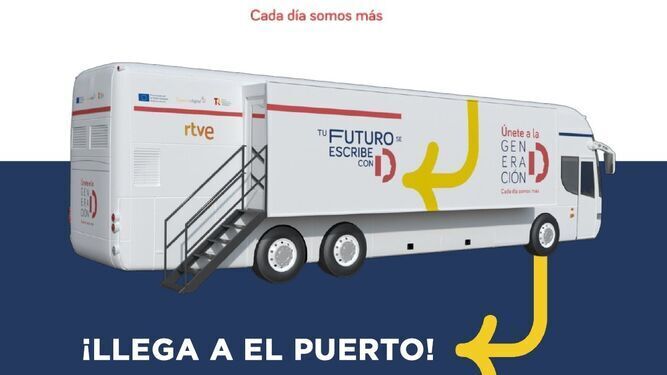 El autobús 'Generación D' estará hoy, mañana y el lunes en El Puerto.