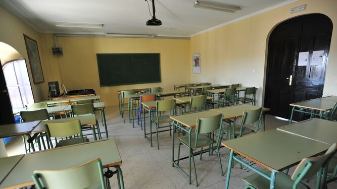 Un aula vacía en un centro educativo.