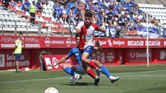 Ale Benítez, en el partido del Algeciras con el San Fernando.
