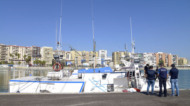 Una de las embarcaciones pesqueras que fueron intervenidas en 2020 en la anterior detención de Pedro Maza.