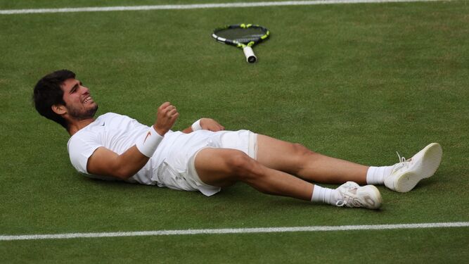 Carlos Alcaraz acaba de ganar su primer Wimbledon.