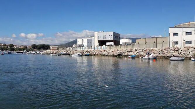 La escollera donde se proyecta la construcción del nuevo muelle, en el Puerto de Algeciras.