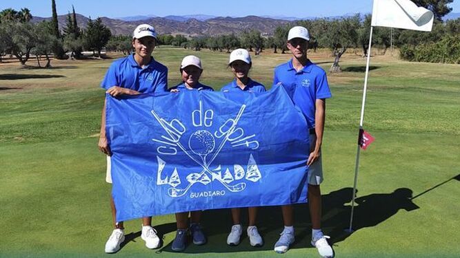 El equipo del Club de Golf La Cañada
