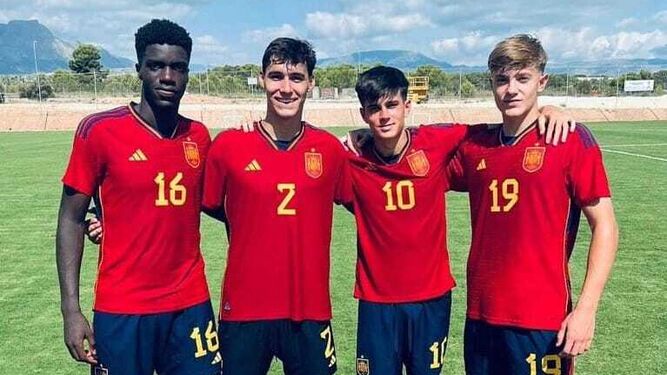 Los cuatro jugadores del Betis en la convocatoria de España sub-19, tres de ellos del primer filial
