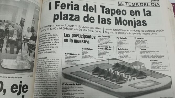 Artículo en el periódico Huelva Información.