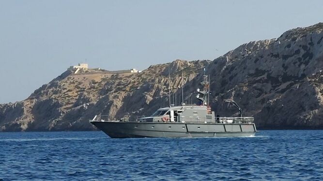 El patrullero 'Isla de León' de la Armada española, en una imagen de archivo.