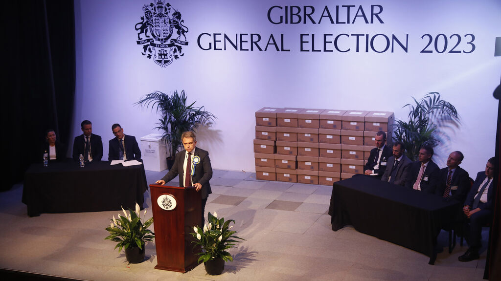 Las fotos de la victoria de Fabian Picardo que gana las elecciones en Gibraltar