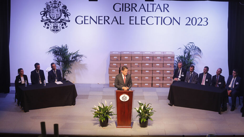 Las fotos de la victoria de Fabian Picardo que gana las elecciones en Gibraltar