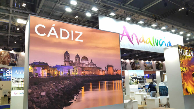 Stand de la provincia de Cádiz en la World Travel Market de Londres