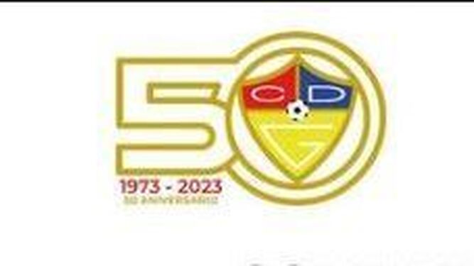 El logotipo del 50 aniversario del CD Guadiaro
