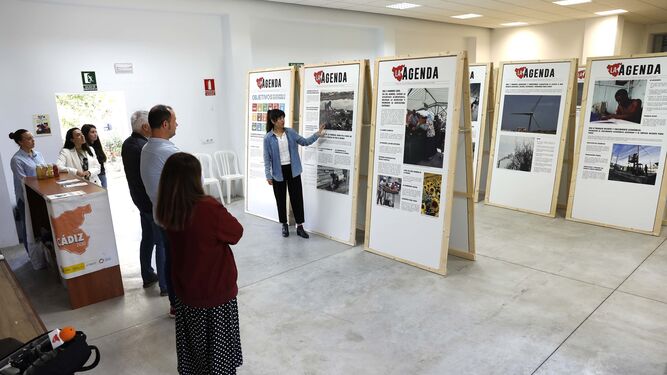 La exposición Cádiz 2030 en Jimena.