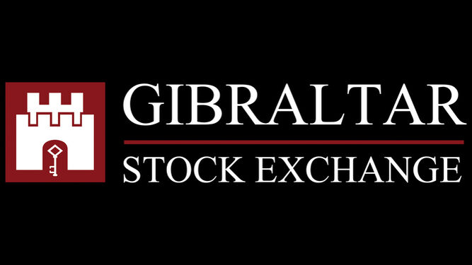 El logo de la Bolsa de Gibraltar.