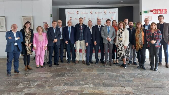 Los miembros del nuevo Pleno de la Cámara de Comercio del Campo de Gibraltar