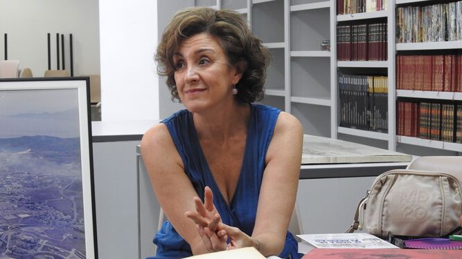 Ana María Aranda Bernal, en la Asociación de Emprendedores del Patrimonio Algecireño, AEPA2015.