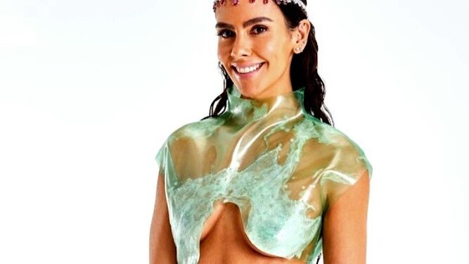 Cristina Pedroche y su vestido de gelatina biodegradable para despedir 2023