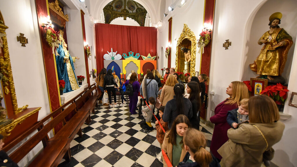 La visita de los Reyes Magos a La Capilla de Nuestra Se&ntilde;ora de Europa, en im&aacute;genes