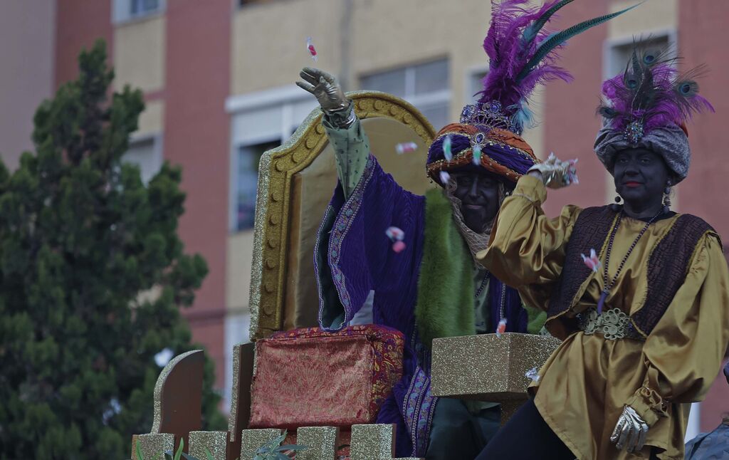 Fotos de la cabalgata de los Reyes Magos en Algeciras