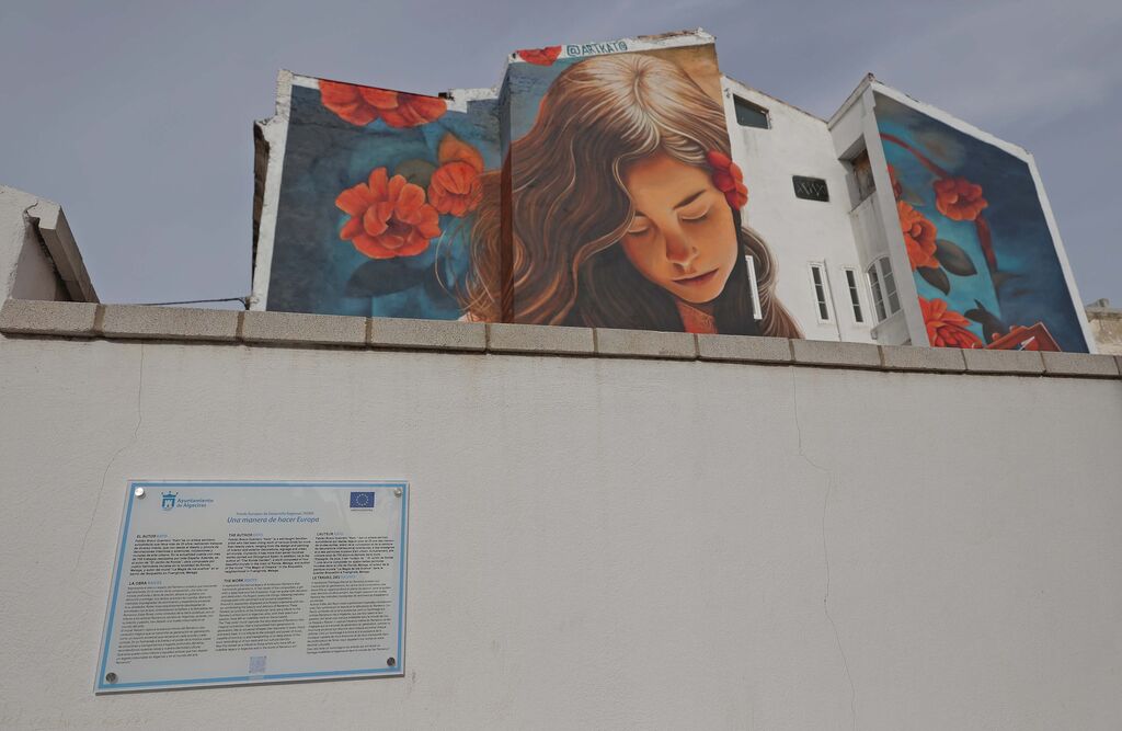 Fotos de los murales ganadores del primer Festival de Arte Urbano del Barrio de la Caridad en Algeciras