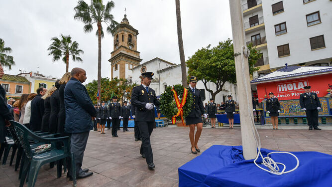 Celebración del 200 aniversario de la Policía Nacional en Algeciras, el pasado 13 de enero.