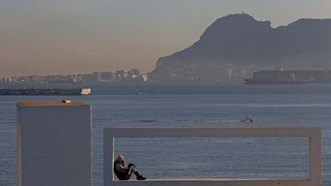 La zona donde se ubica el Mar de Isidro, vista desde el Parque del Centenario de Algeciras.