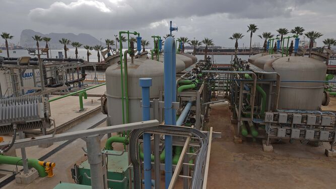 Nueva planta de reutilización de agua de Cepsa, inaugurada en enero.