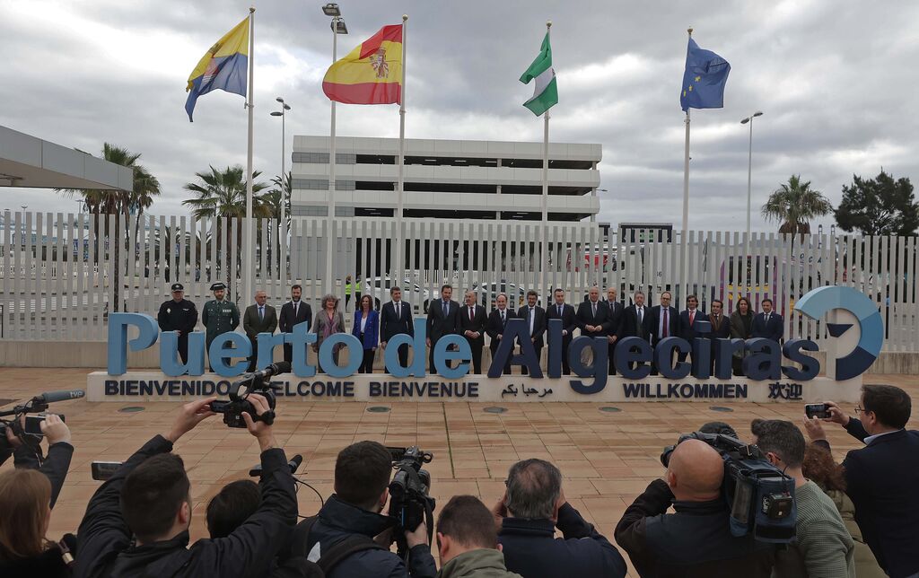 Fotos de la jornada de trabajo del ministro de Transportes en el Puerto de Algeciras