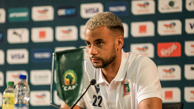 Pablo Ganet, durante la Copa de África.