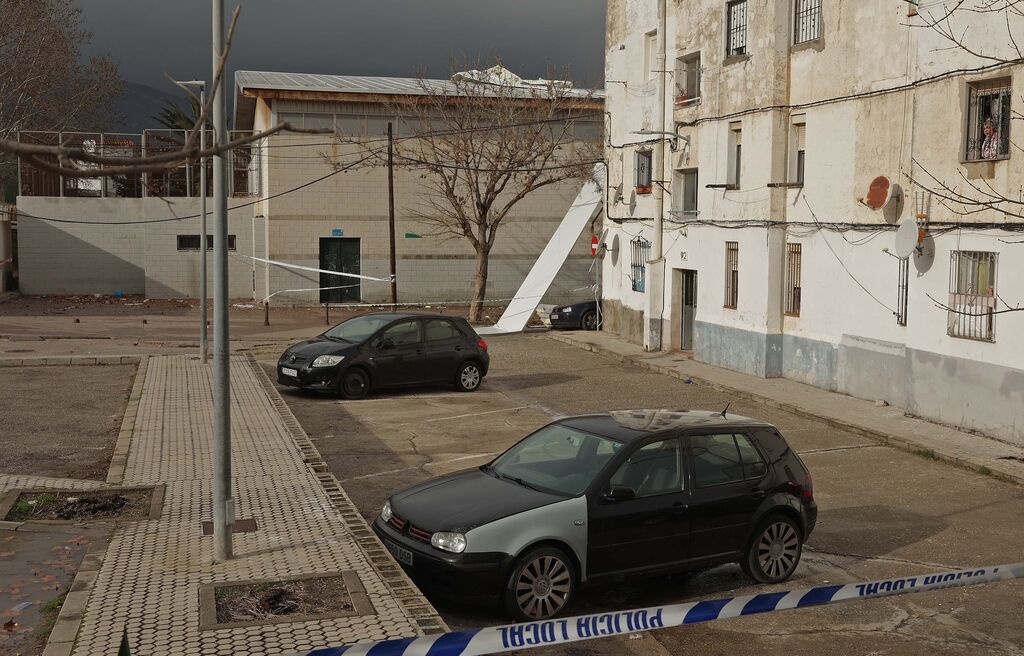 Fotos de los da&ntilde;os del temporal Karlotta en Algeciras