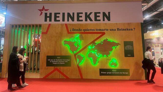 Panel de Heineken con sus soluciones digitales para hostelería.