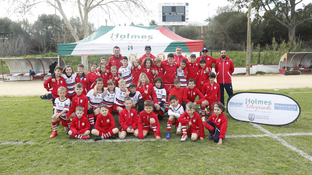 Las fotos de la Jornada de escuelas de rugby en Pueblo Nuevo de Guadiaro