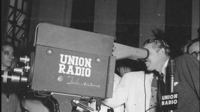 Inauguración de la emisora cubana Unión Radio TV
