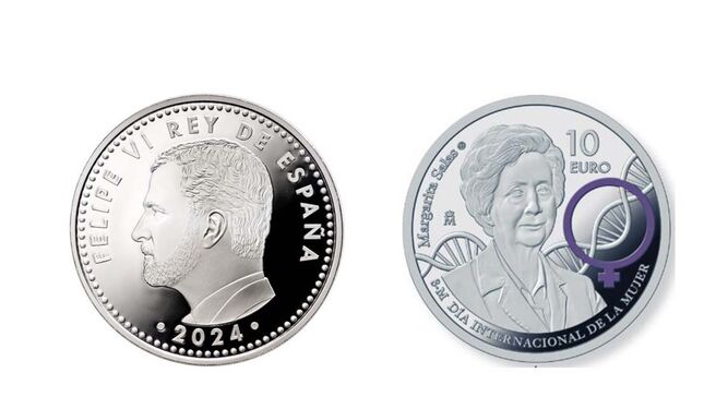 La científica Margarita Salas será la imagen de una moneda de colección de 10 euros por el 8-M
