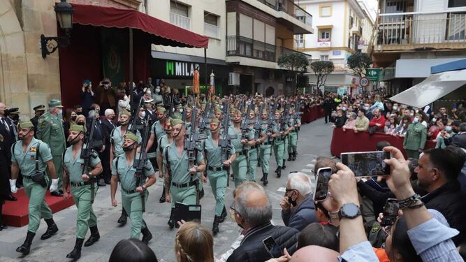 La Legión en Algeciras.