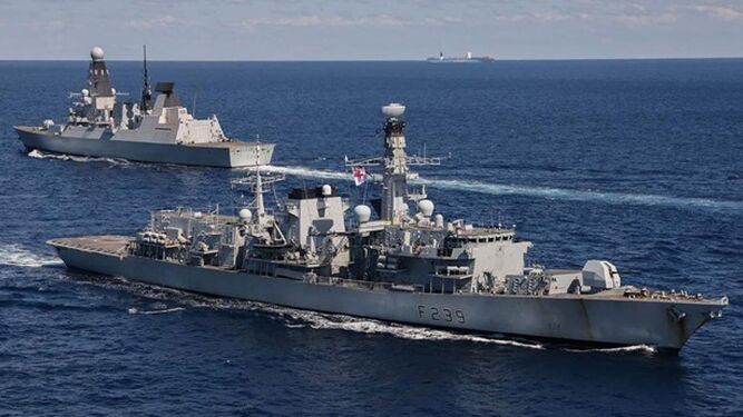 El HMS Richmond.