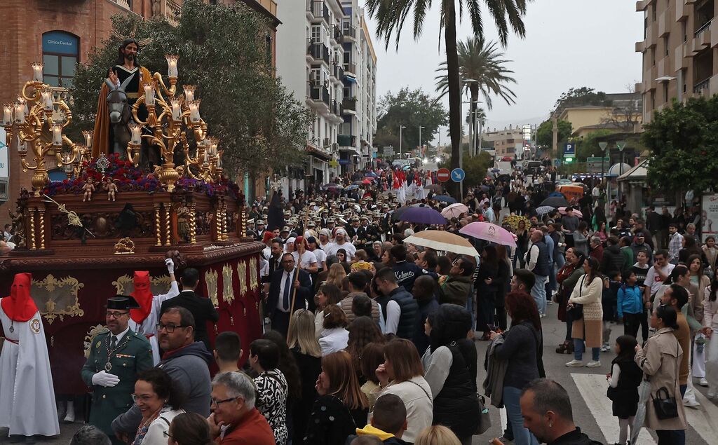 Fotos del Domingo de Ramos en Algeciras: La Borriquita y Oraci&oacute;n en el Huerto