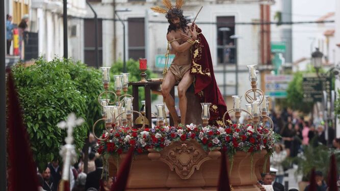 La imagen de Jesús Coronado de Espinas, en Algeciras.