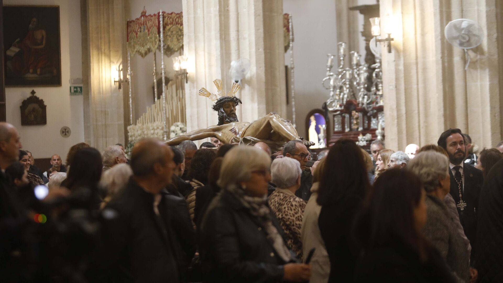 Fotos del Viernes Santo en Tarifa: Siete Palabras.