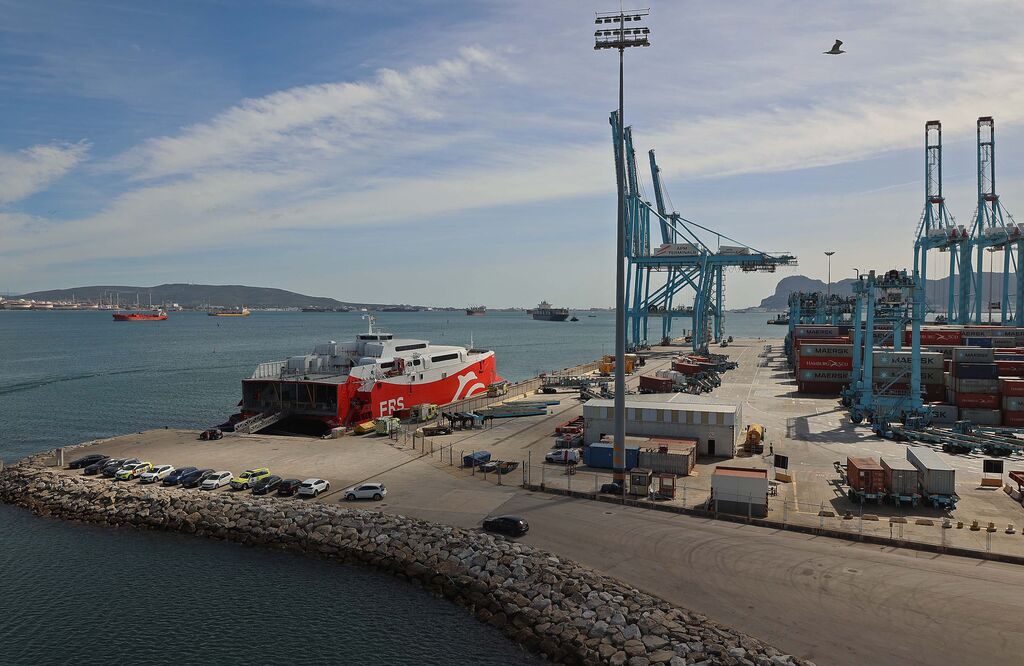 El simulacro en el Puerto de Algeciras, en im&aacute;genes