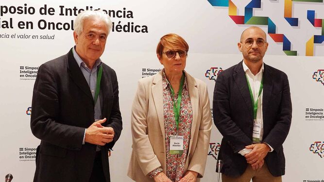 Alba, Ribelles y Jerez, este jueves en la apertura del III Simposio de IA en Oncología Médica.